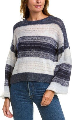 Puff Sleeve Cashmere & Silk-Blend Sweater