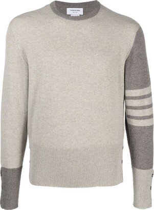 4-Bar Stripe cashmere jumper