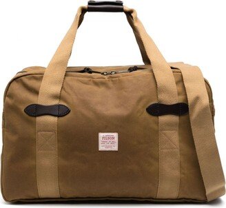 Logo-Patch Cotton Duffle Bag