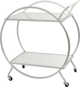 Contemporary Glam Metal Bar Cart - Olivia & May