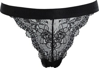 Lace Brazilian Brief Black