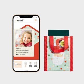Tokki Santa Reusable Gift Card Holder with EverGREETING Card