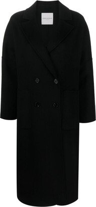 ERMANNO FIRENZE Double-Breasted Wool-Blend Coat