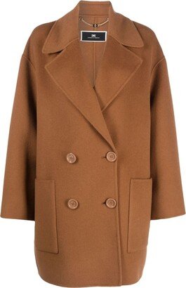 Double-Breasted Wool Coat-AV