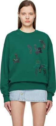 Green Sun Dance Sweatshirt