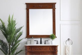 Antique Beige Vanity Mirror
