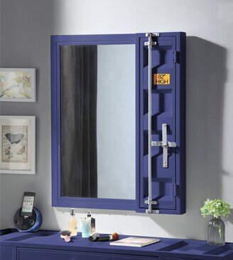 Cargo Vanity Mirror in Blue