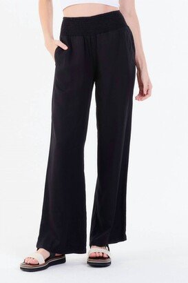 Dear John Denim Lizzie Wide Leg Lounge Pant In Black