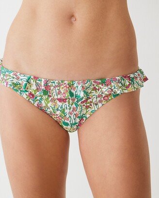 Ruffle bikini bottom in Liberty® fabric