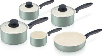 Sage Green 5 Piece Pan Set Sage (Green)