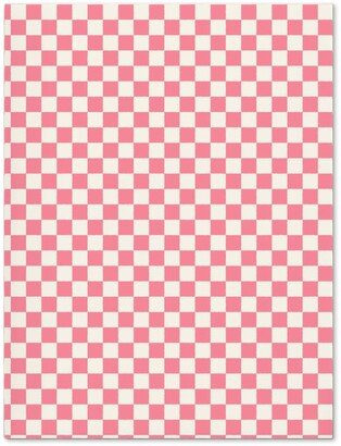 Journals: Checkered - Pink Journal, Pink
