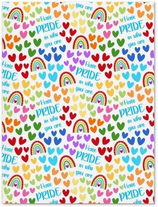 Journals: Have Pride In Who You Are Rainbows And Hearts Journal, Multicolor