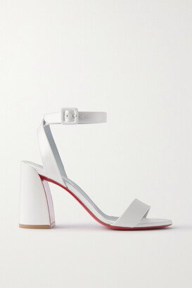 Miss Sabina 85 Satin Sandals - White