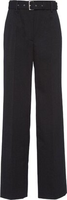 High-Waisted Belted Trousers-AC