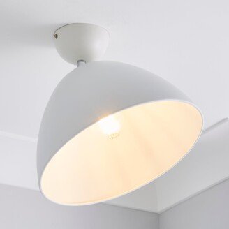 Dunelm Donia 1 Light Flush Ceiling Fitting White