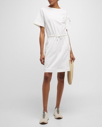 T-Shirt Dress with Drawstring Waist