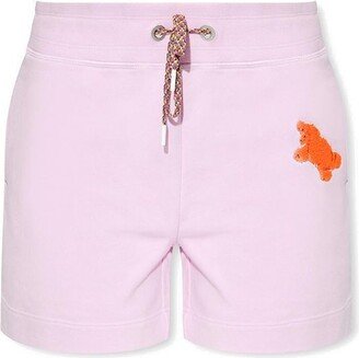 X Paola Pivi Muskova Drawstring Shorts-AA