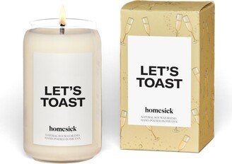 Homesick Candles Let's Toast Candle, Fruit & Champagne Scented, 13.75-oz.