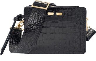 Bene Fairfax Bag In Black Croc