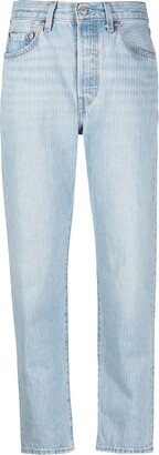 Straight-Leg Denim Trousers-AC