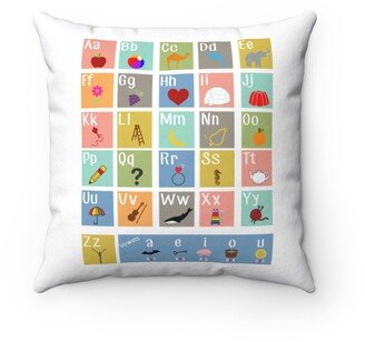 Abc Poster Pillow - Throw Custom Cover Gift Idea Room Decor