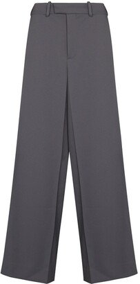 Drill slim box trousers