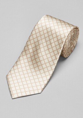Men's Reserve Collection Two-Tone Diamond Grid Tie