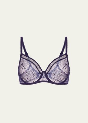 Comete Molded Full Cup Convertible Lace Bra-AA