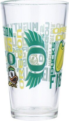 Oregon Ducks 16 Oz Team Spirit Pint Glass