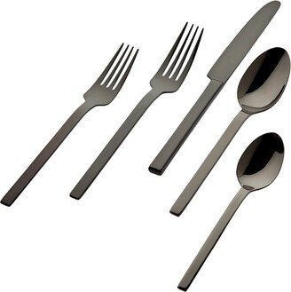 18/0 Atlas Mirro black 20-pc Flatware Set, Service for 4