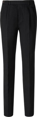 Straight-Leg Tailored Trousers-GB