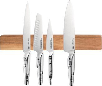 Cuisine::pro Id3 15.5 Magnetic Acacia Wood Wall Mounted Knife Holder