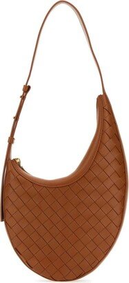 Woven Zipped Hobo Bag