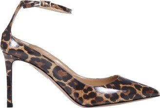 Pointed Toe Leopard Pattern Pumps