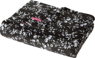 Closeout! Pretty Floral Blanket, Twin