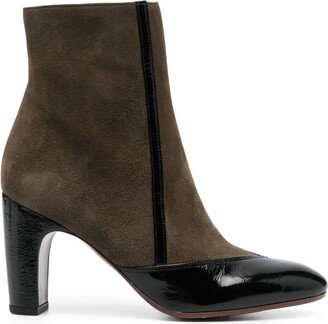 Ewan 75mm leather ankle boots