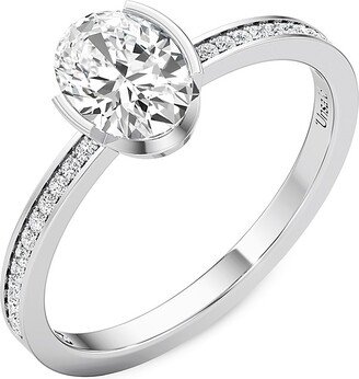 Unsaid Meta Ovum 18K White Gold & 1.10 TCW Lab-Grown Diamond Ring