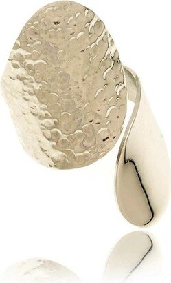 Georgina Jewelry Silver Sidereal Hammered Adjustable Ring