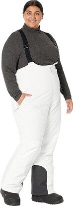 Plus Size Iceventure Bib (White) Women's Clothing