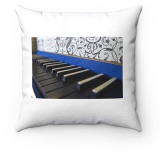 Old Harpsichord Keyboard Pillow - Throw Custom Cover Gift Idea Room Decor