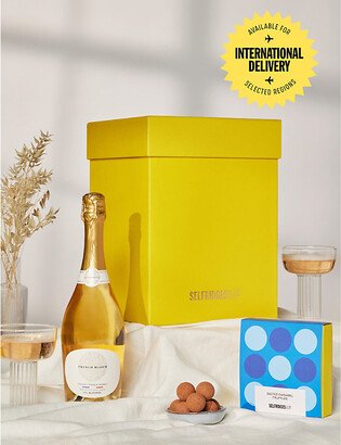 Selfridges Selection Non-alcoholic Bubbly and Chocolate Gift box – 2 Items Included