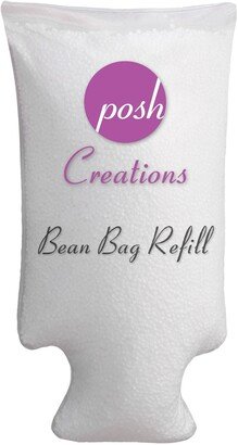 Posh Creations Bean Bag Refill, Premium Cool White EPS Refill