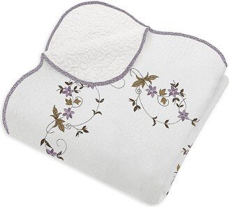 Modern Heirloom Gwen Floral Embroidery Queen Bedspread