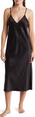 NORDSTROM RACK Satin Midi Chemise