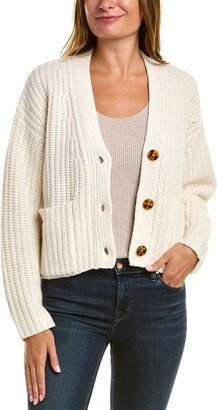 Chunky Crop Cashmere & Wool-Blend Cardigan