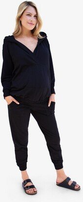 Maternity Nursing Sweater Black M