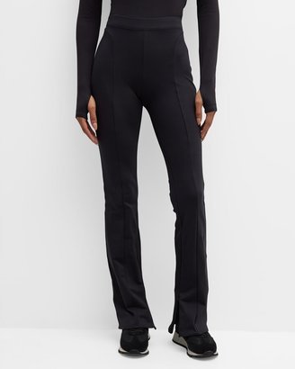 High-Waist Zip It Flare Leggings