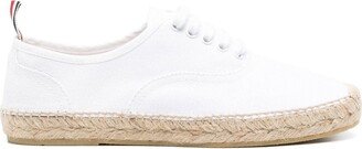 Jute-Sole Lace-Up Sneakers