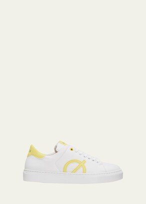 LOCI Nine Vegan Recycled Ocean Plastic Bicolor Low-Top Court Sneakers