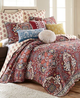 Home Khotan Reversible 3 Piece Quilt Set, King